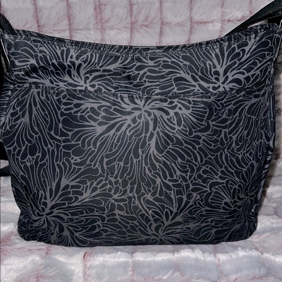 Baggallini Black Crossbody Bag with Elegant Textured Design - Picture 8 of 15